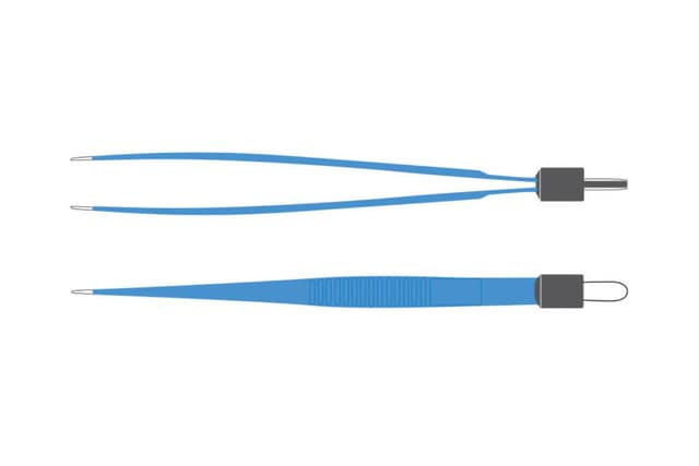 Bipolar Forceps (Straight, Fine Tip)