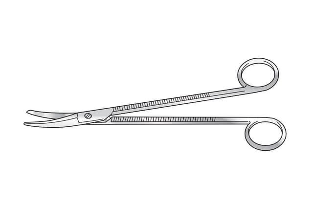 Wheeler Tonsil Scissors