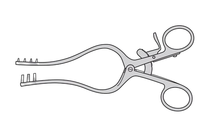 Weitlander Retractor (3–4 Teeth)