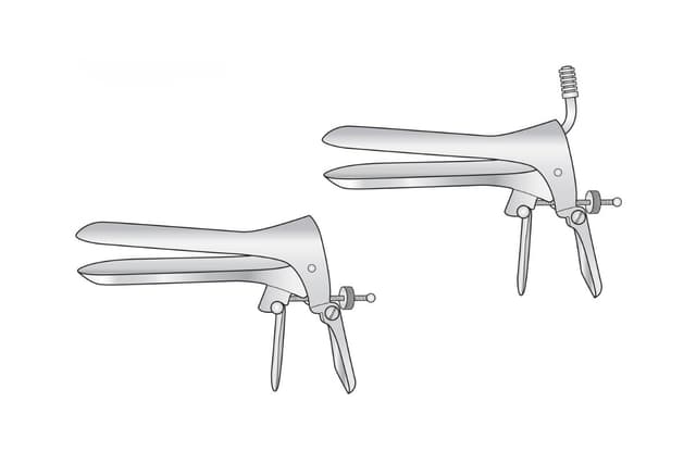 Cusco Vaginal Speculum (Standard / Insulated / With Suction / Black Finish)