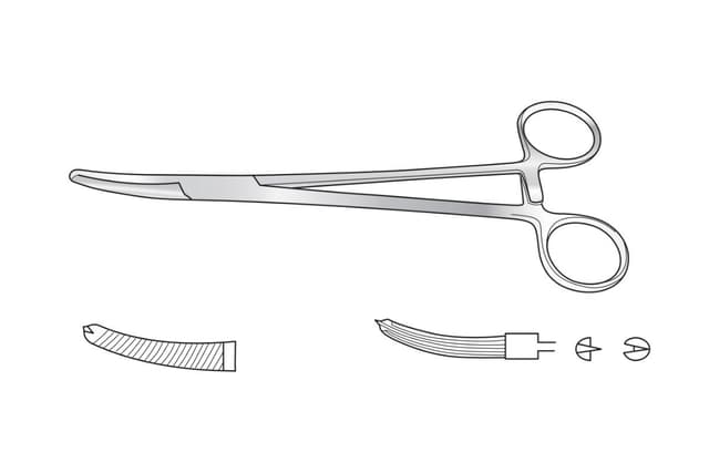 Faures Peritoneum Forceps