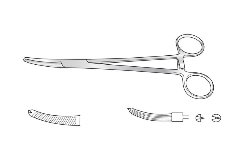 Faures Peritoneum Forceps