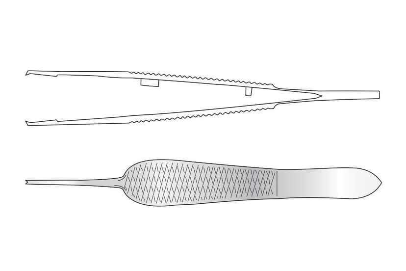 St Martin Corneal Suturing Forceps