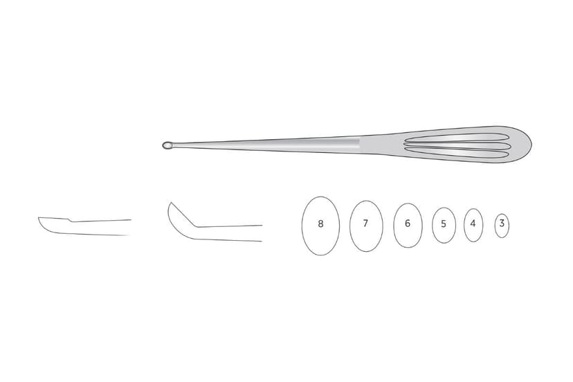 Bruns Bone Curette
