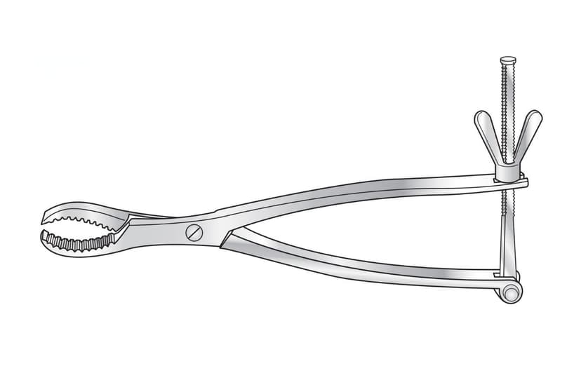 Hey Groves Bone Holding Forceps (with screw locking device)