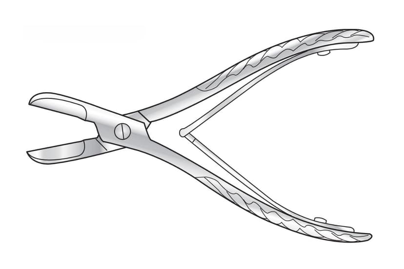 Liston Screw Joint Bone Cutting Forcep (Fluted handle)