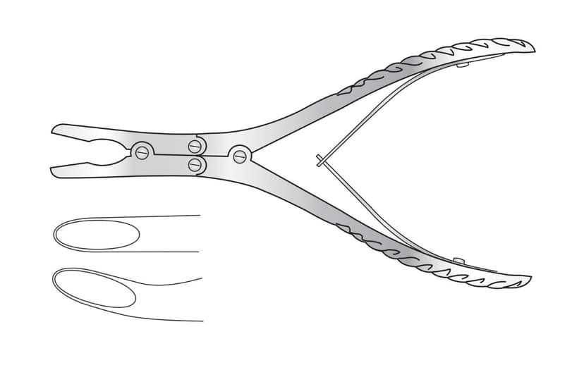 Luer Compound Action Bone Rongeur