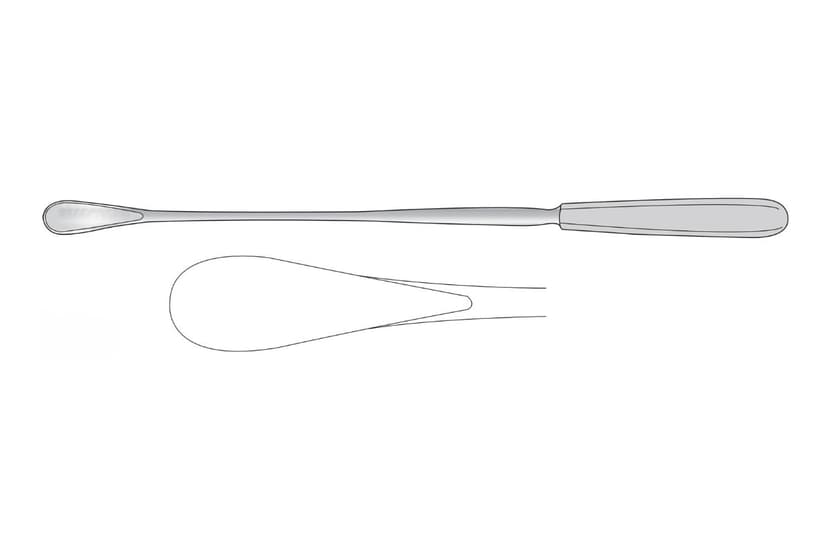 Wallich Bone Curette (Blunt)