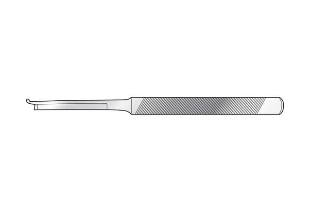 Silver Nasal Chisel