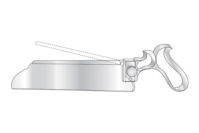 Hinged Back Saw