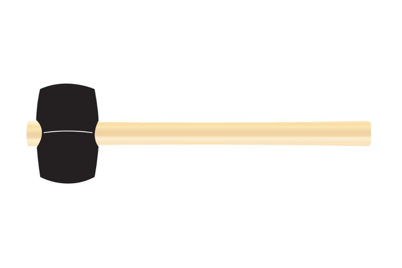 Rubber Mallet (with wooden handle)