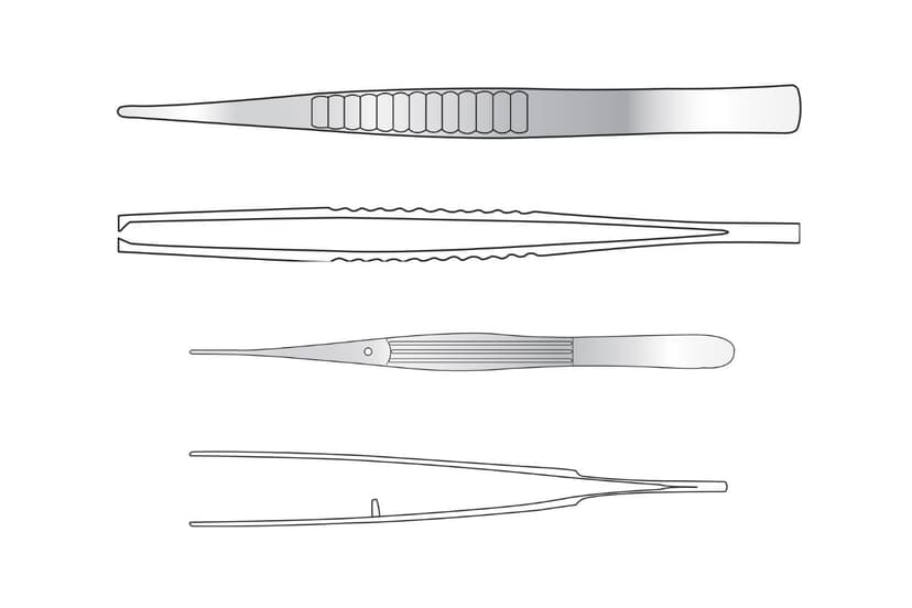 Treves Dissecting Forceps (Post Mortem)