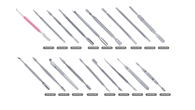 Cuticle & Nail Pusher | Dual-Ended Stainless Steel Manicure Tool