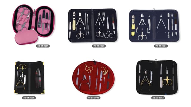 Manicure & Pedicure Kits | Professional Multi-Piece Grooming Sets