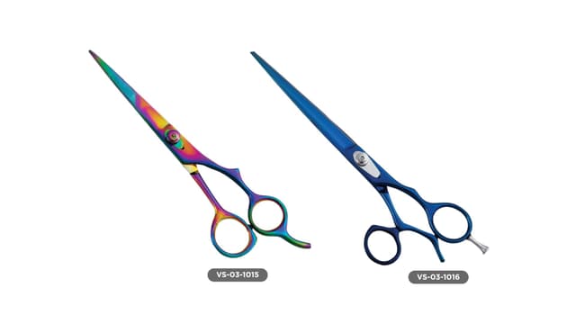 Professional Titanium Coated Hair Cutting Scissors | Japanese Stainless Steel Barber Shears