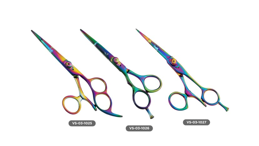 Titanium Coated Hair Cutting Scissors – Professional Japanese Stainless Steel Barber Shears